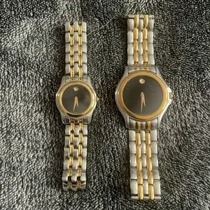 Two tone Movado NWT Gold and Silver Movado Museum Swiss Men main image 3
